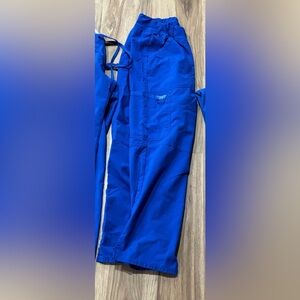 Bright Royal Blue Scrub bottom